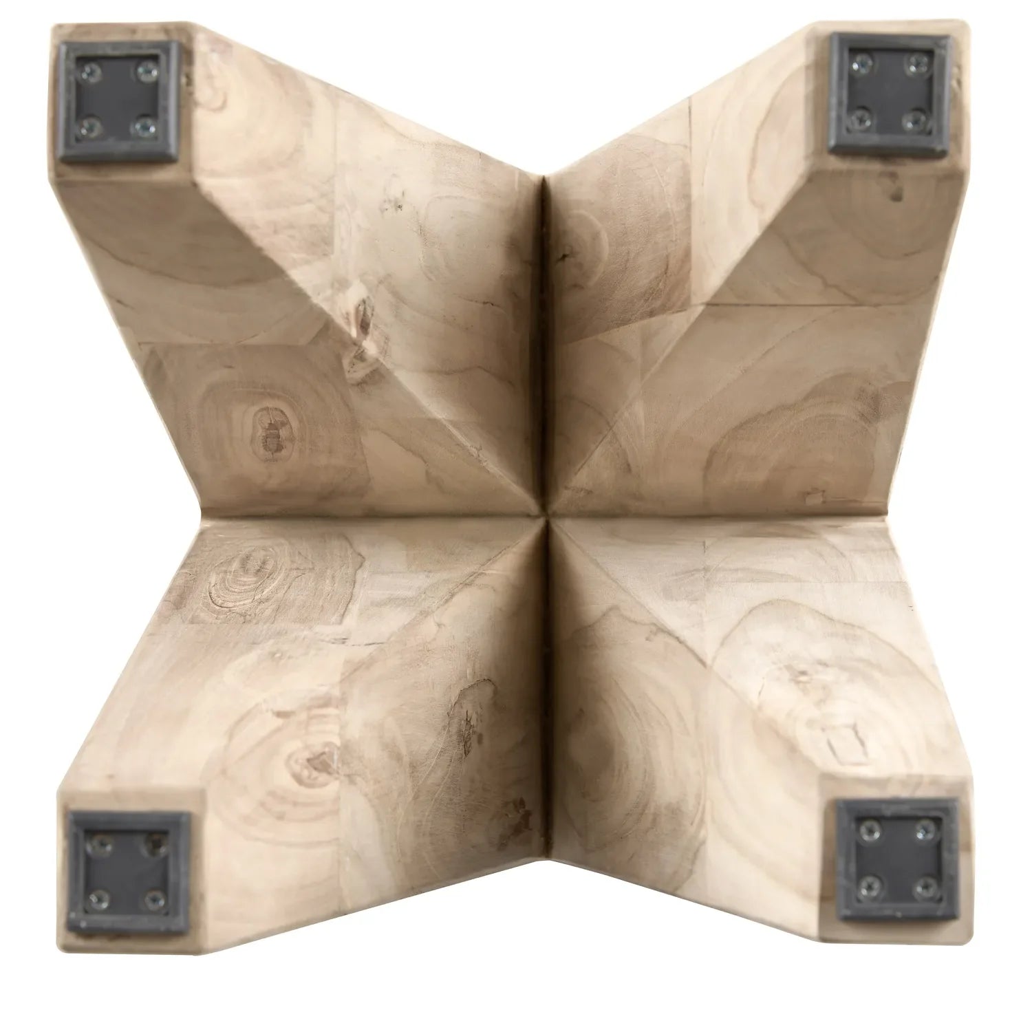 Modern Geometric Side Table with angular base