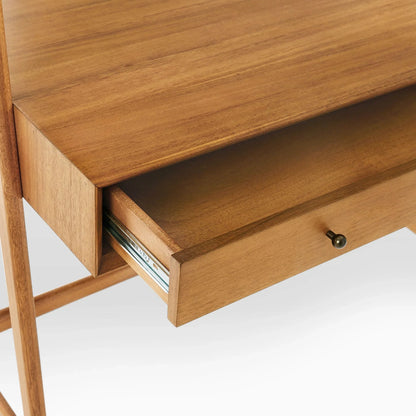 Modern Ladder Desk Compact Storage Shelves