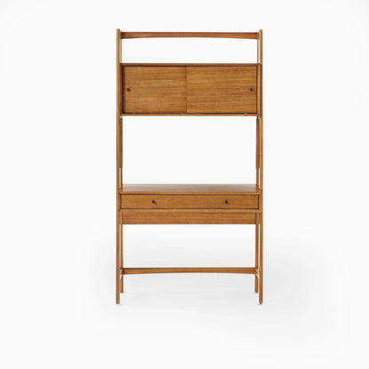 Modern Ladder Desk Compact Storage Shelves