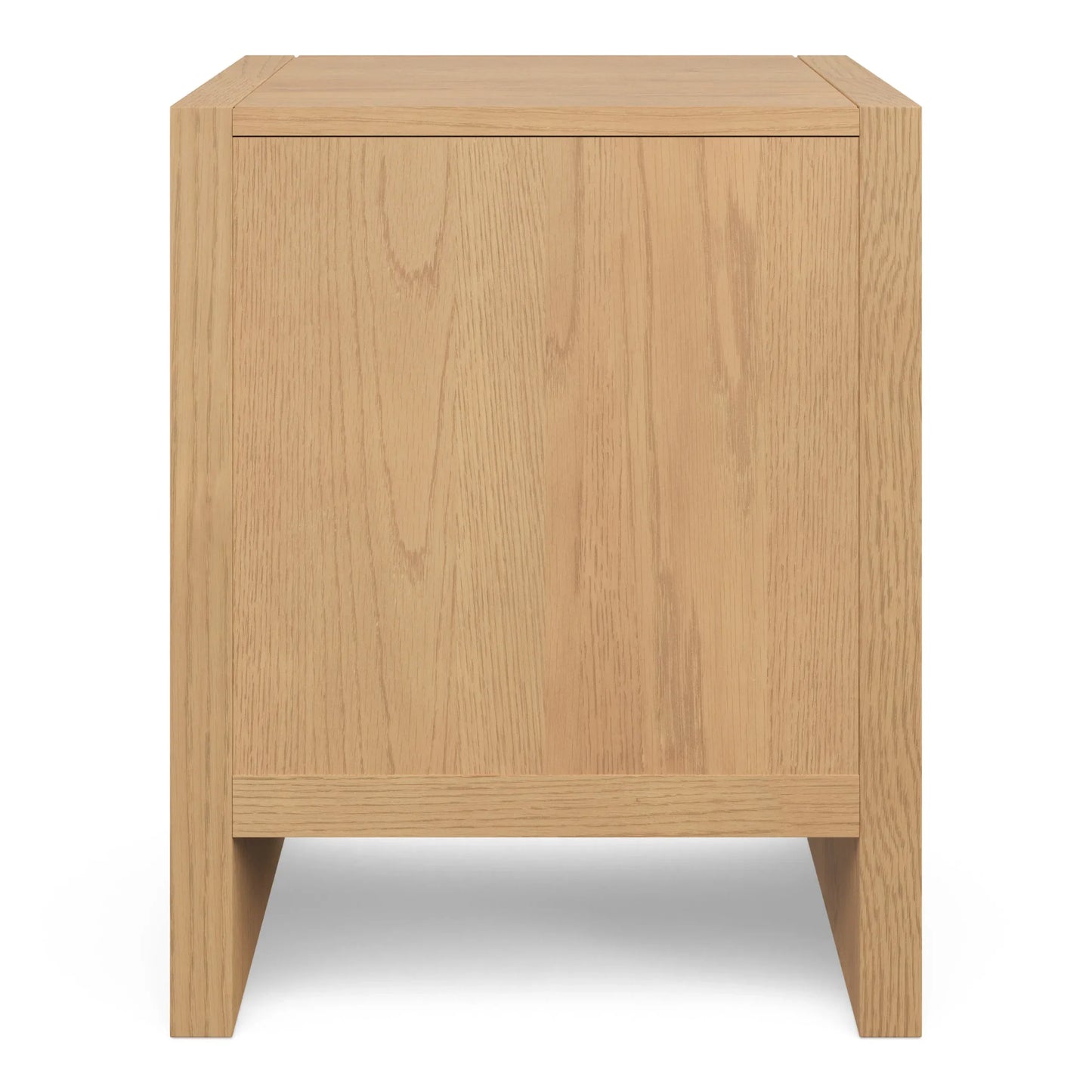 Modern Nightstand Two Drawers Minimalist Bedroom Storage Elegant Design