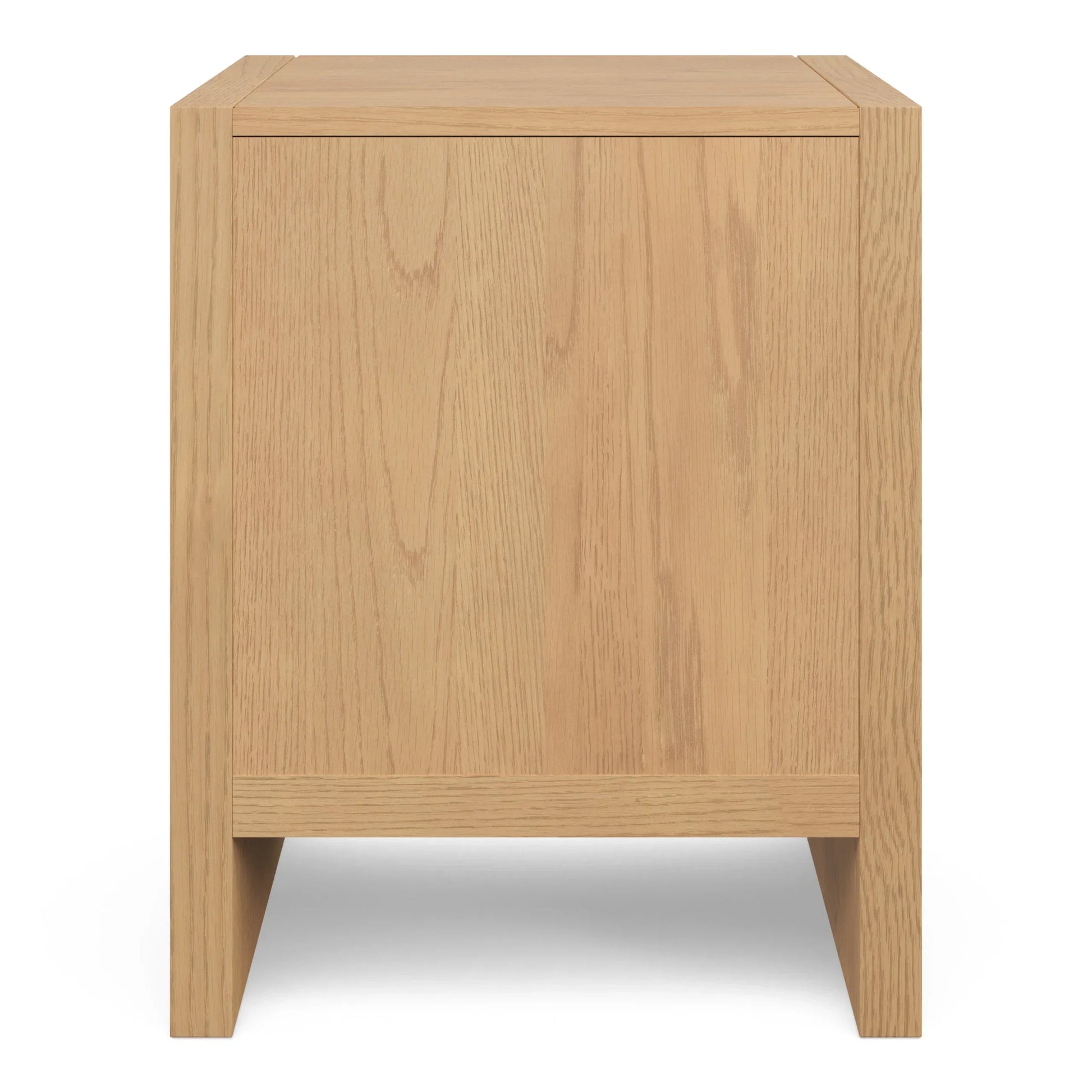 Modern Nightstand Two Drawers Minimalist Bedroom Storage Elegant Design
