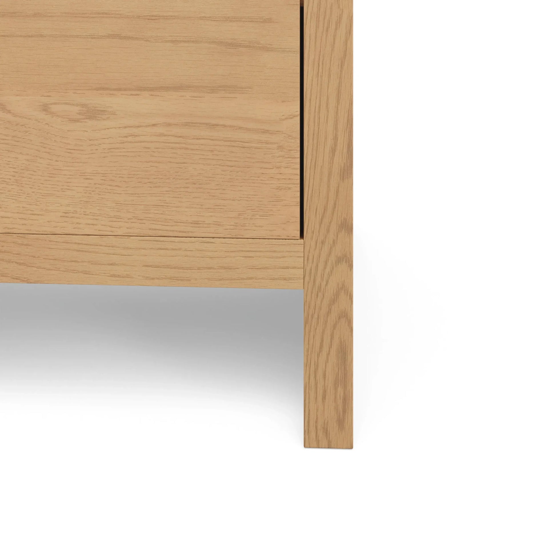 Modern Nightstand Two Drawers Minimalist Bedroom Storage Elegant Design