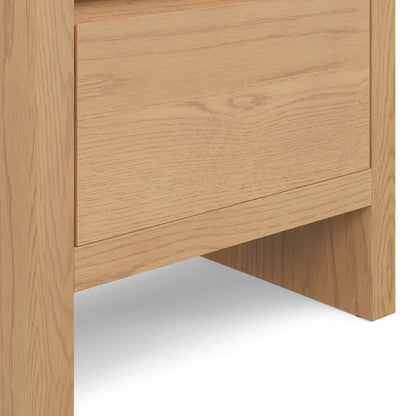 Modern Nightstand Two Drawers Minimalist Bedroom Storage Elegant Design