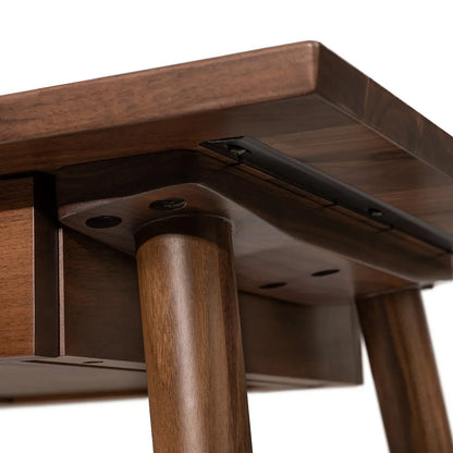 Modern Study Desk with drawers and open storage in a stylish home office setting