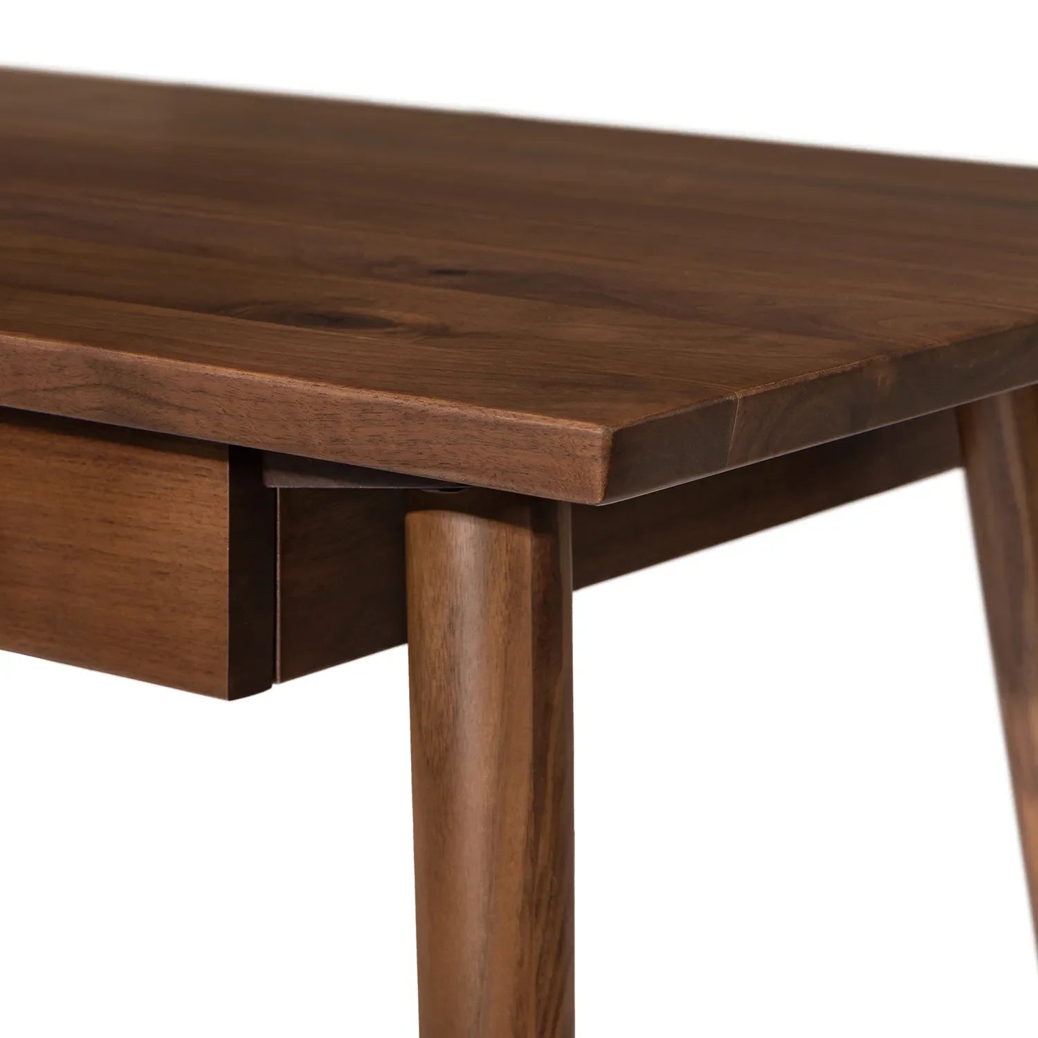 Modern Study Desk with drawers and open storage in a stylish home office setting