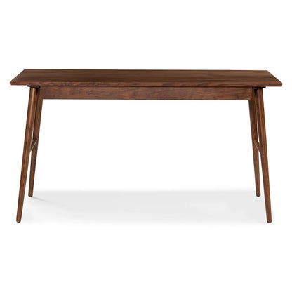 Modern Study Desk with drawers and open storage in a stylish home office setting