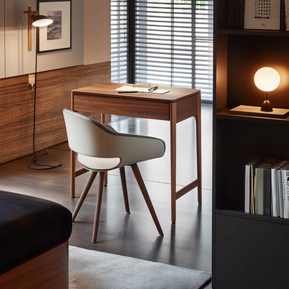 Modern office desk sleek minimalist design compact workspace durable construction