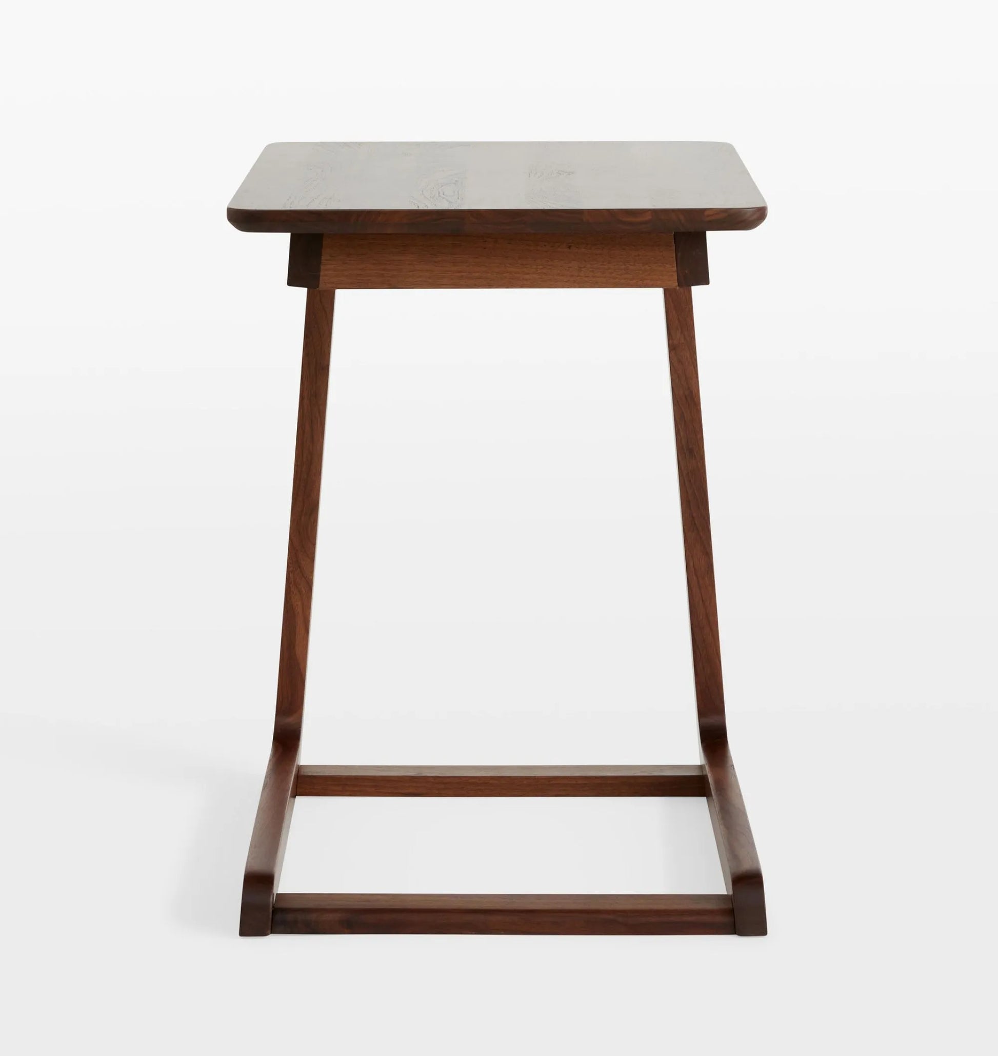 C Side Table with innovative C-shaped design and smooth finish.