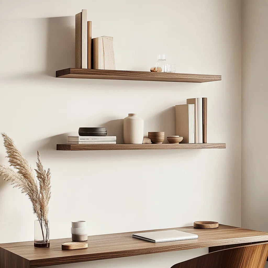 Elegant Floating Shelf with smooth finish and minimalist design.