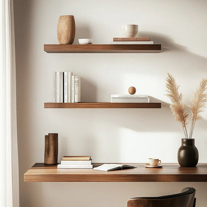 Elegant Floating Shelf with smooth finish and minimalist design.
