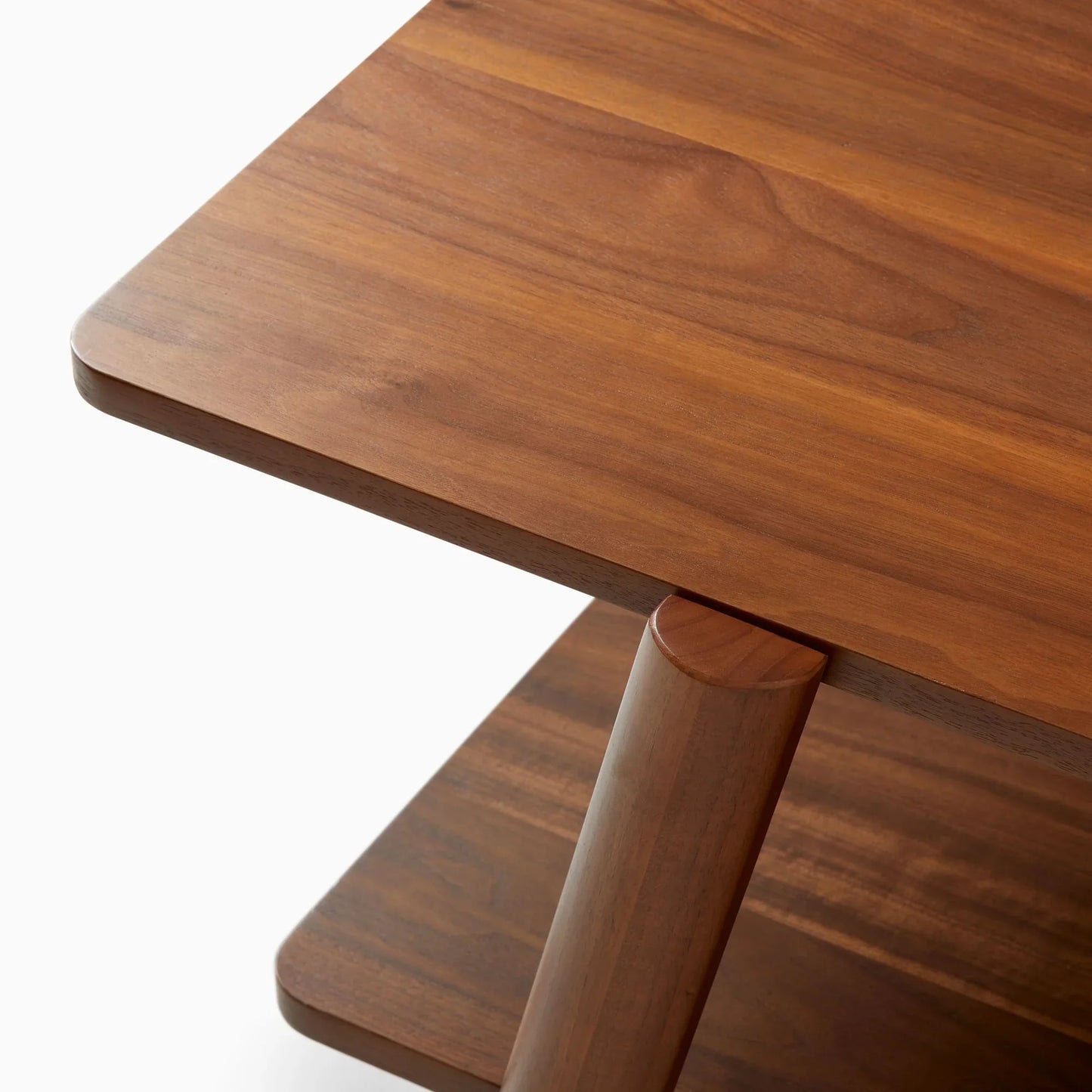 Modern Rectangular Coffee Table Double Tier Design