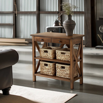 Console Table for Storage and Home Decor