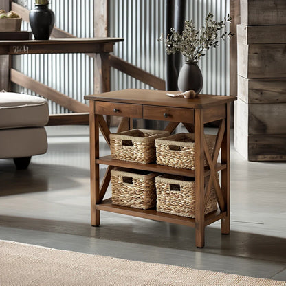 Console Table for Storage and Home Decor