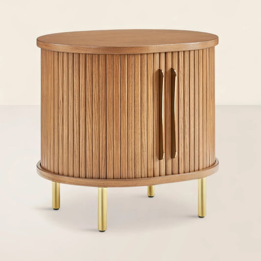 Luxury Round Nightstand Stylish and Functional