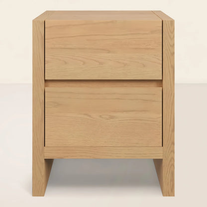 Modern Nightstand Two Drawers Minimalist Style