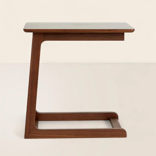 C Side Table With Innovative C - Shaped Design