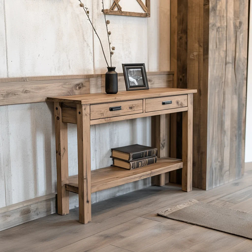 Console Table Storage Display Home Decor
